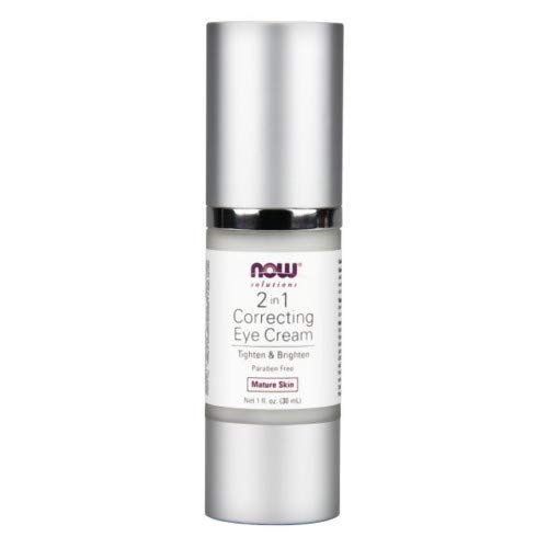 2 in 1 Correcting Eye Cream, 1 oz by Now Foods (Pack of 6)