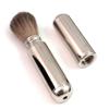 Bey-Berk Adam Travel Shaving Set, 2-Piece Razor and Pure Badger Brush with Black Canvas Case, Chrome Plated, Compatible with Mach 3 Blades, Mens Portable Shaving Kit view 3