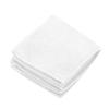 APPEARUS 6 Twilled Microfiber Facial WashCloths 12x12, White (BT6001Wx6) view 1