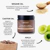 Qhemet Biologics Castor & Amla Nourishing Pomade - Vegan Pomade and Scalp Conditioner with Castor Oil and Amla - Adds Softness, Pliability & Sheen to Locs, Cornrows, Twists & Loose Hair (4 oz) view 3