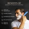 Best Shavette Straight Razor - Replaceable Blade Straight Razor, Metal Handle Shavette, No Stropping or Honing Needed, Great For Beginners, Starter Blade, Hygienic, Close Shave, Leather Case (Blue) view 3