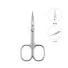 LIVINGO Premium Manicure Scissors Multi-purpose Stainless Steel Cuticle Pedicure Beauty Grooming Kit for Nail, Eyebrow, Eyelash, Dry Skin Curved Blade 3.5 inch view 3