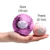 Enliven Me Lavender Bath Bomb with Necklace Created with Crystal Extra Large 10 oz. Made in USA view 2