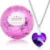 Enliven Me Lavender Bath Bomb with Necklace Created with Crystal Extra Large 10 oz. Made in USA view 3