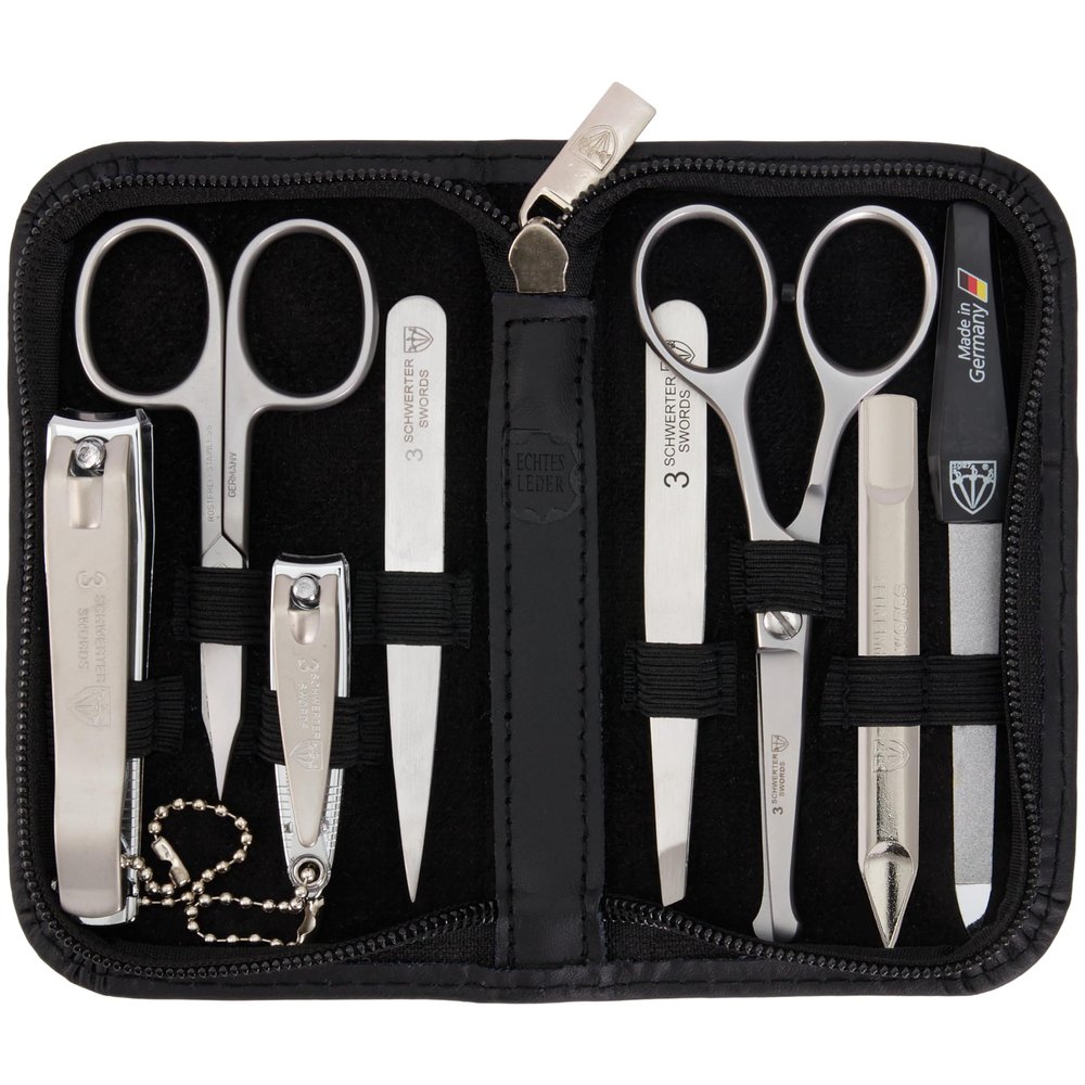 3 Swords Germany MEN's kit - manicure pedicure beard ear ALL IN ONE - stainless steel tools