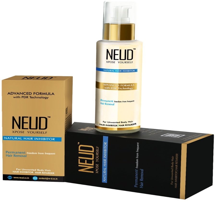 Neud Hair Inhibition 100% Natural Hair Removal Cream (100gms)