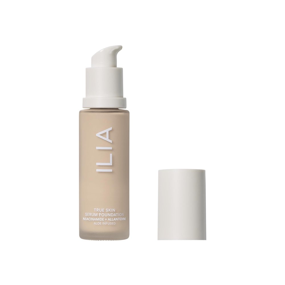 ILIA - True Skin Serum Foundation | Non-comedogenic, Cruelty-Free, Vegan, Weightless Feel, Buildable Coverage, Safe For Sensitive Skin (Formentera SF1)