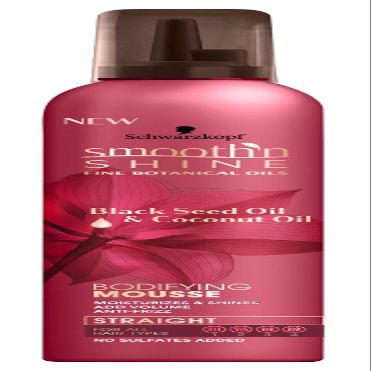 Smooth N Shine Straight Mousse Bodifying 9 Ounce Pump (266ml) (2 Pack)