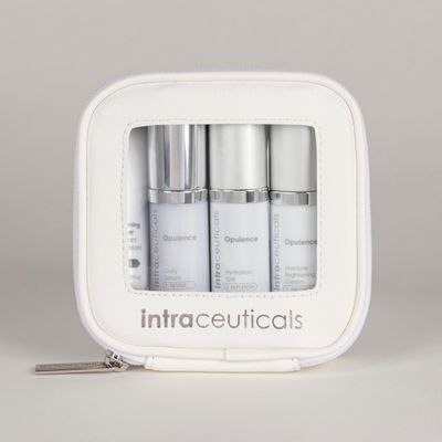 Intraceuticals Opulence Travel Pack with Face Towel Cleanser Plus Gel and Cream, 0.5 Ounce