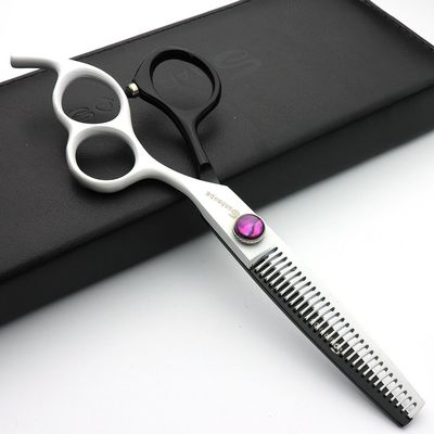 5.5 inch hair stylist barber scissors 440C hair cutting scissors+thinning scissors three fingers (Thinning Scissors)