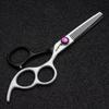 5.5 inch hair stylist barber scissors 440C hair cutting scissors+thinning scissors three fingers (Thinning Scissors) view 2