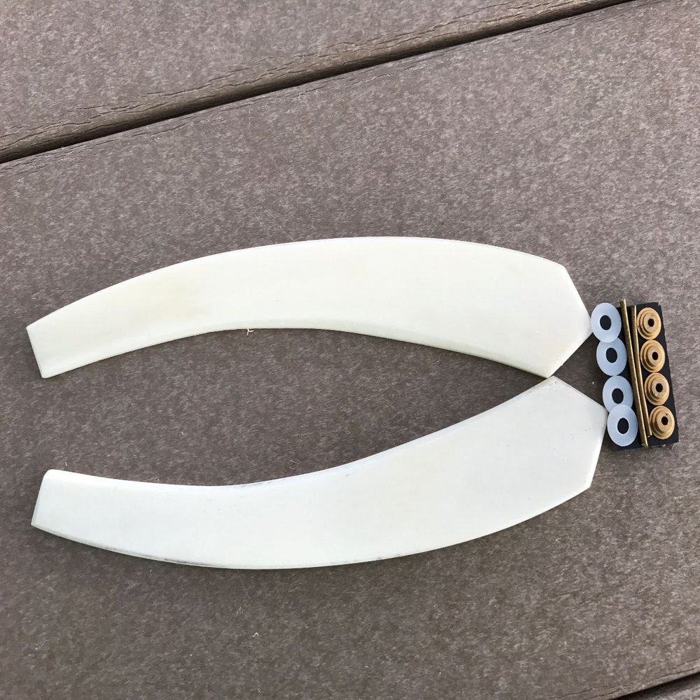 Camel Bone Straight Razor Scales For Dovo Boker Puma Solingen T Issard Razor Handles Brass Hardware