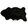 2x4 Black Faux Fur Bear Skin Accent Rug Black Sheep Area Throw Carpet New view 1
