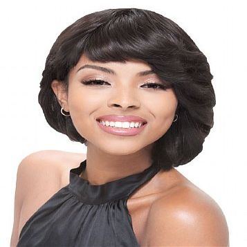 100% Human Hair DOLCHE Weaving 8" by Janet Collection_33 (auburn)