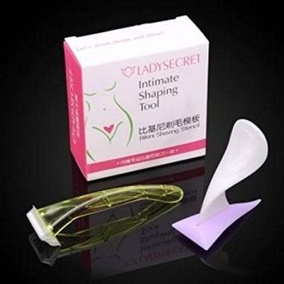 Bikini Privates Shaving Stencil Sexy Female Pubic Hair Razor (Triangle)