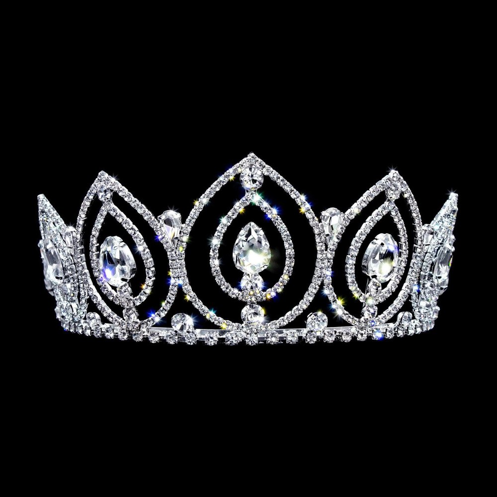 #16040 - Glacier Queen Tiara with Combs