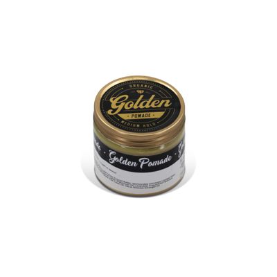 Golden Beards Organic Hair Pomade  6.7 oz  Natural Styling Cream with Medium Hold & Matte Finish  Vegan, Handmade & Cruelty-Free Hair Grooming