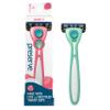 Preserve Shave 5 Five Blade Refillable Razor, Made from Recycled Materials, Neptune Green view 1