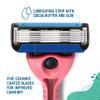 Preserve Shave 5 Five Blade Refillable Razor, Made from Recycled Materials, Navy Blue view 4