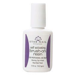Star Nail Self-Activating Brush-On Resin 0.5 oz (14.2 gm) by Star Nail