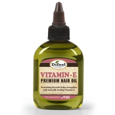 Difeel Premium Natural Hair Oil - Vitamin E Oil 2.5 ounce