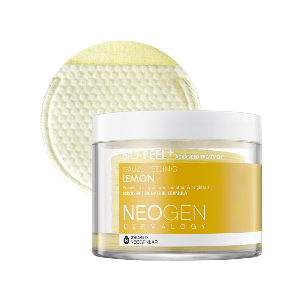 DERMALOGY by NEOGENLAB Bio-Peel Gauze Peeling Pads, Lemon, 30 Count