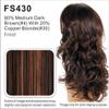 Vivica A Fox Hair Collection Ember-V Remi Human Hair Deep Lace Front Wig, FS4/30, 5.9 Ounce view 4