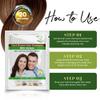 BIOGREEN ROOTS Ammonia-Free & Paraben Free Herbal Hair Shampoo - Hair Dye Shampoo for Women & Men - Natural Color & Herbal Nourishment - No Stain on Skin - Dark Brown (10 sachets x 25ml) view 4