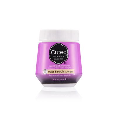 Cutex Twist & Scrub Remover Jar, 2 fl oz (59 ml)