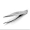 Swiss Made Titanium Tweezers with Serrated Inner Tip, INOX M, Medium Tip Designed for Jewelers view 2