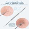 BESTOPE Blackhead Remover Blackhead Removal Pimple Comedone Extractor Tool - Treatment for Blemish Whitehead Popping Zit Removing with Metal Case (Silver) view 4