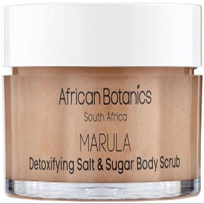 African Botanics Marula Detoxifying Salt & Sugar Body Scrub