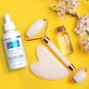Admire My Skin Vitamin C Gua Sha Oil for Face - Organic Facial Oil for Glowing Skin with + Argan & Rosehip Oils - For a Dewy, Youthful Glow 1oz view 4