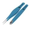 Tweezer Guru Eyebrow Tweezers for Women & Men - Set of 2, Professional, Stainless Steel, Slant and Pointed Tweezers for Ingrown Hair, Splinters and Blackhead Removal (Teal) view 1