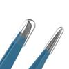 Tweezer Guru Eyebrow Tweezers for Women & Men - Set of 2, Professional, Stainless Steel, Slant and Pointed Tweezers for Ingrown Hair, Splinters and Blackhead Removal (Teal) view 2