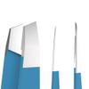 Tweezer Guru Eyebrow Tweezers for Women & Men - Set of 2, Professional, Stainless Steel, Slant and Pointed Tweezers for Ingrown Hair, Splinters and Blackhead Removal (Teal) view 3