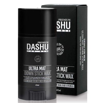 DASHU Premium Ultra Mat Down Stick Wax 1.41oz Vitalizing, Moisturizing, Non-Stick, Tame Baby Hairs