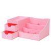 Uncluttered Designs Makeup Organizer for Women, Pink Dresser Top Organizer view 1