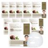 DERMAL Snail Collagen Essence Facial Mask Sheet 23g Pack of 10 - Skin Regenerating & Trouble Care for Acne Prone Skin, Daily Skin Treatment Solution Sheet Mask view 1