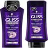 Schwarzkopf Gliss Hair Repair - Fiber Therapy For Extremely Damaged Hair - Shampoo & Conditioner Set - Net Wt. 13.6 FL OZ (400 mL) Per Bottle - One Set view 1