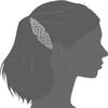 1928 Jewelry Filigree 4 Inch Hair Barrette Clip For Women, (1 Pcs) view 2