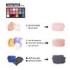 J.CAT BEAUTY Freedom Creator Lip Palette with 18 Versatile Shades for Personalized Lip Colours, Glittery Pigmented Shades for Soft and Bold Looks, Freedom Sparkle view 2