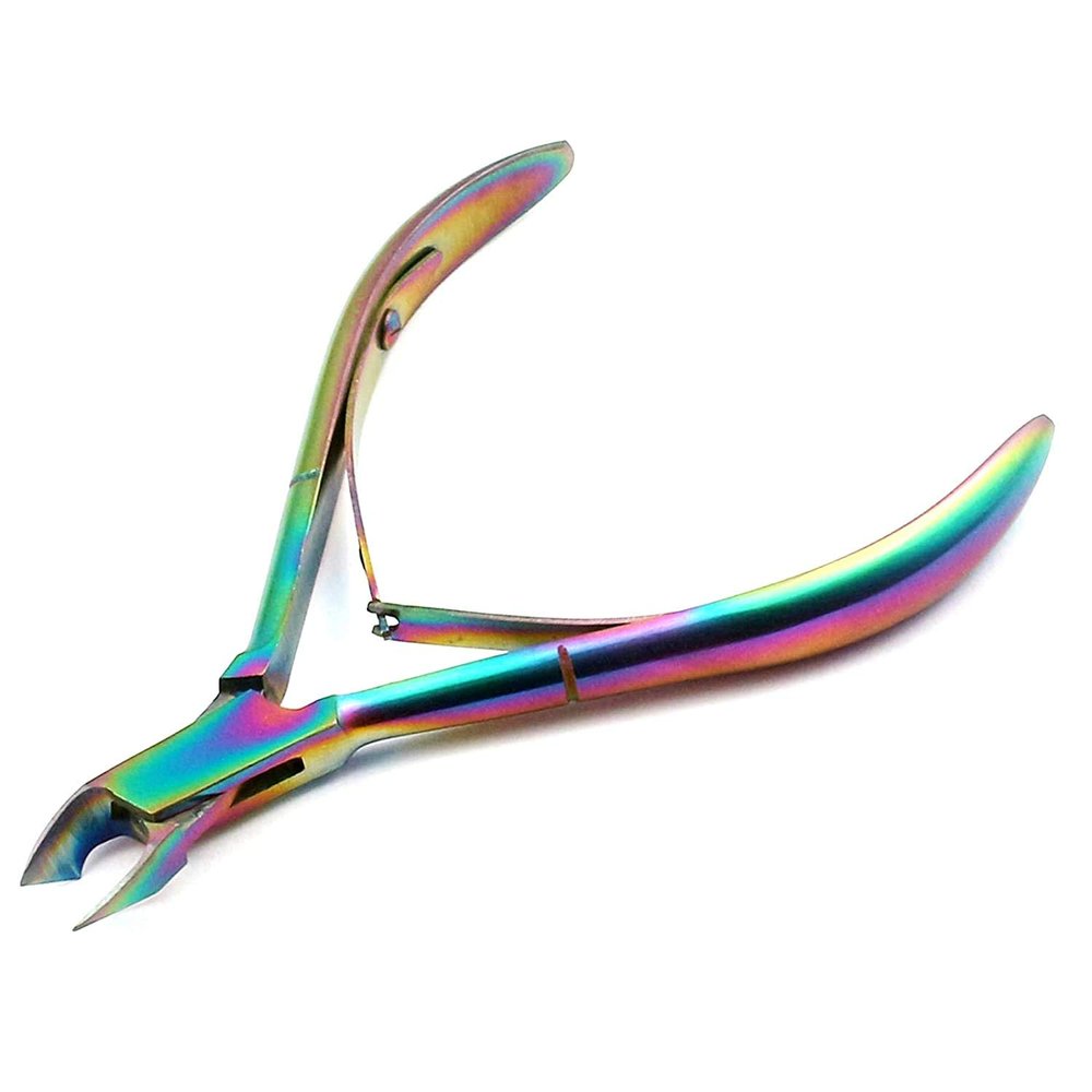 PRECISE CANADA: 1PC NAIL ART RAINBOW CUTICLE NIPPER CLIPPER SCISSOR DEAD SKIN REMOVER MANICURE NAIL ART TOOL