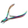 PRECISE CANADA: 1PC NAIL ART RAINBOW CUTICLE NIPPER CLIPPER SCISSOR DEAD SKIN REMOVER MANICURE NAIL ART TOOL view 1
