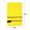 10 Pack SongWol Korean Beauty Skin Large Exfoliating Bath Shower Towel Gloves Scrub Wash Clothes Made in Korea Yellow view 4