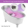 Christmas Gift Baskets for Women Bath Gift Set for Women, Bath and Body Spa Set Lavender and Jasmine with Large Bath Bombs, Salts, Shower Gel, Body Butter Lotion, Bath Oil, Bubble Bath, Loofah & More view 3