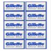 50 Silver Blue Double Edge Razor Stainless Blades Made in Russia view 1