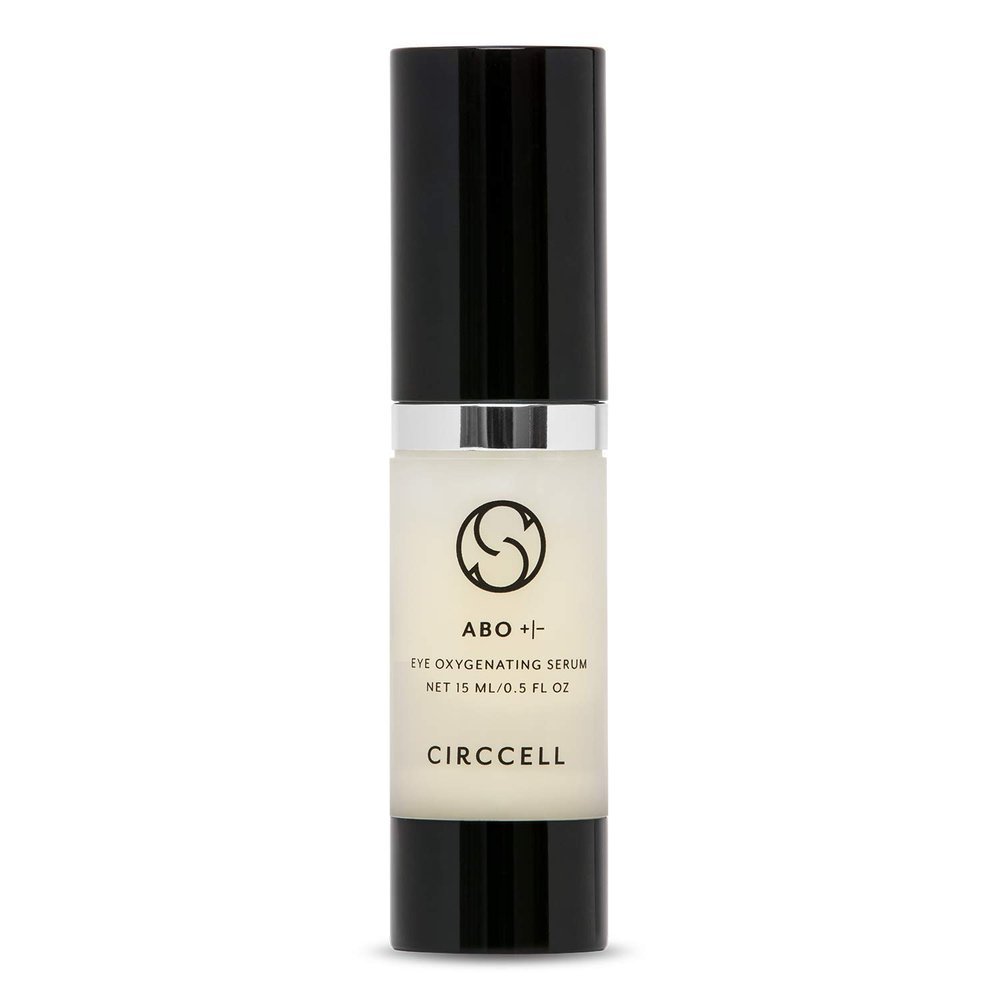 CIRCCELL ABO Eye Serum, Day & Night Oxygenating Serum, Regenerative Anti-Aging Under Eye Serum for Wrinkles, 0.5 Count