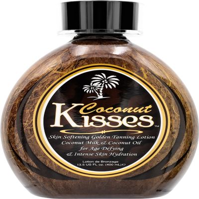 Ed Hardy Coconut Kisses Golden Tanning Lotion Cruelty Free, Gluten Free, Mineral Oil Free, DHA Free for All skin type, 13.5oz