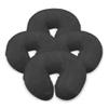 London Linens Pack of 4, Premium Extra Thick 100% Cotton Flannel Massage Tables Face Cradle Covers Cozies Fitted - Includes 4 pcs (Greenish Grey) view 1